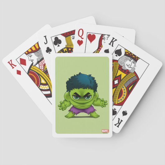 Jeu De Cartes L'Art Stylisé Hulk (dos)