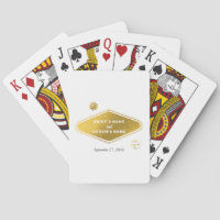 Las Vegas Casino Destination Wedding Gold