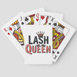Jeu De Cartes Lash Queen Funny Oye Lashes Se Comforment
