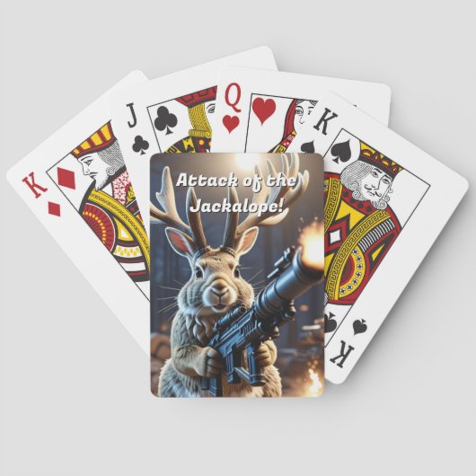 Jeu De Cartes L'attaque du Jackalope Funny (dos)