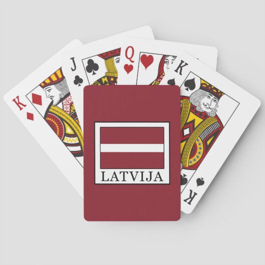 Jeu De Cartes Latvija (dos)