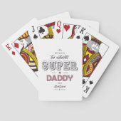Jeu De Cartes L'authentique super papa (dos)