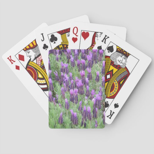 Jeu De Cartes Lavande Fleurs Jouer Cartes (dos)