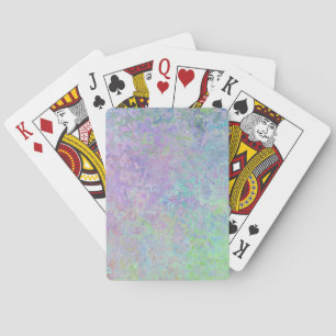 Jeu De Cartes Lavender Dream Neon Pastel Encre d'alcool Abstrait
