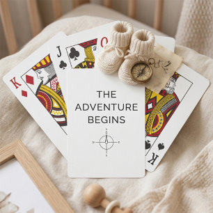Jeu De Cartes L'aventure commence Annonce de nouveau bébé mignon