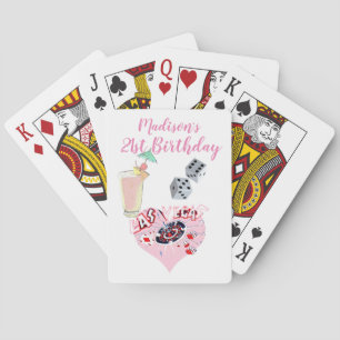 Jeu De Cartes Le 21e anniversaire de Las Vegas 