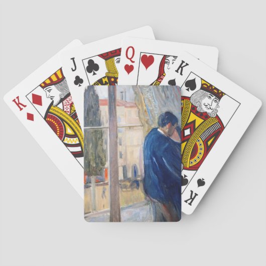 Jeu De Cartes Le baiser (par Edvard Munch) (dos)