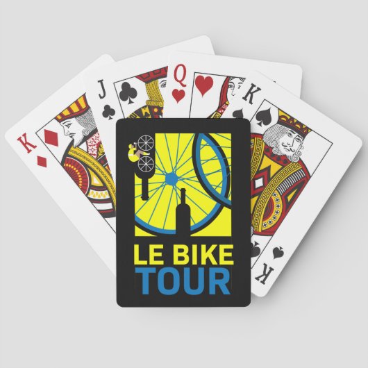 Jeu De Cartes Le Bike Tour Art (dos)