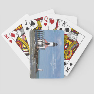 Jeu De Cartes Le &Bkw est de pilier de ville du Michigan allume