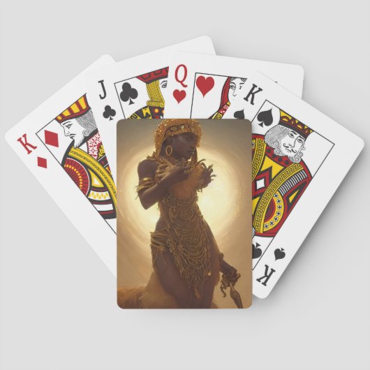 Jeu De Cartes Le Black African Queen Art (dos)