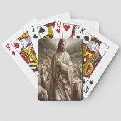 Jeu De Cartes Le Bon Berger Tenant Un Agneau (dos)