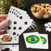 Jeu De Cartes Le Brésil Geeky tendant drôle Countryball (In Situ)