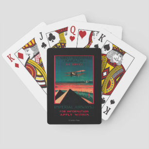 Jeu De Cartes Le Caire - Bagdad - poster vintage d'air de