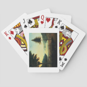 Jeu De Cartes Le campement au lac George, New York, 1759 (pétrol