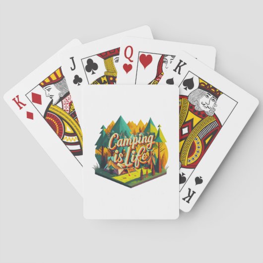 Jeu De Cartes Le camping est la vie (dos)