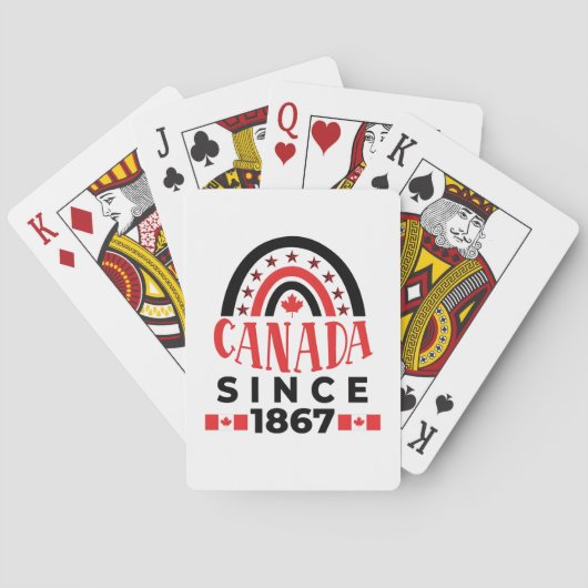 Jeu De Cartes Le Canada depuis 1867 (dos)