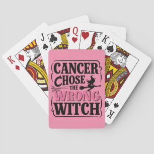 Jeu De Cartes Le cancer choisit la mauvaise sorcière Sensibilisa
