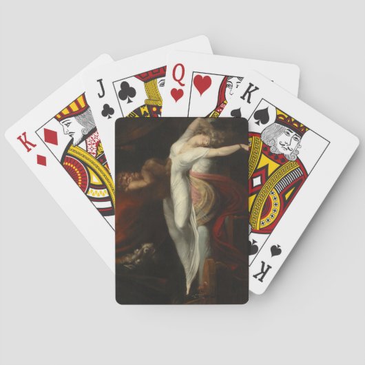 Jeu De Cartes Le cauchemar (par Henry Fuseli) (dos)