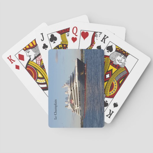 Jeu De Cartes Le Champlain jouer aux cartes (dos)