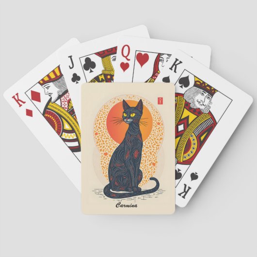 Jeu De Cartes Le Chat Artistique (dos)
