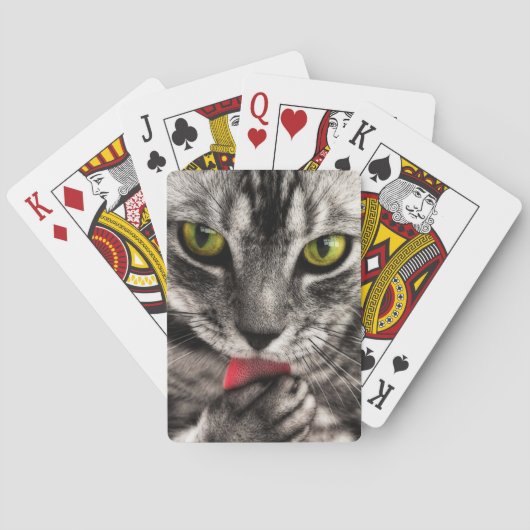 Jeu De Cartes Le chat lèchent (dos)