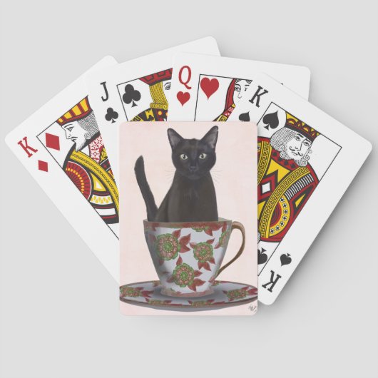 Jeu De Cartes Le Chat noir à la télé (dos)