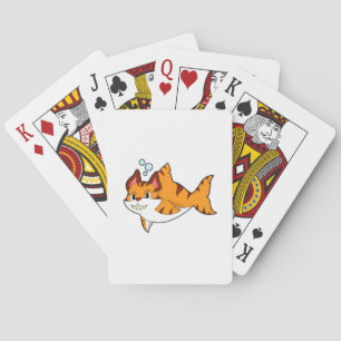 Jeu De Cartes Le chat tigre comme requin dans l'eau.PNG