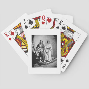 Jeu De Cartes Le chef d'Apache Antonio Maria avec sa famille, 18