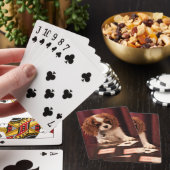 Jeu De Cartes Le chiot joue aux cartes (In Situ)