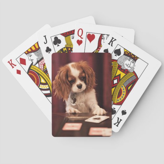Jeu De Cartes Le chiot joue aux cartes (dos)