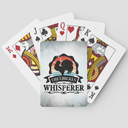 Jeu De Cartes Le Chuchoteur de Poulets Drôle (dos)