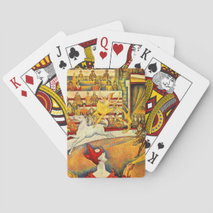 Jeu De Cartes Le cirque de Georges Seurat, Art Vintage