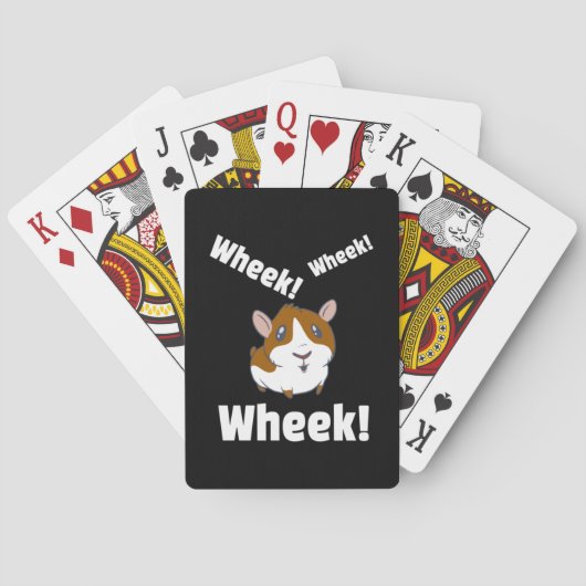 Jeu De Cartes Le cochon de Guinée Wheek ! Roue ! (dos)