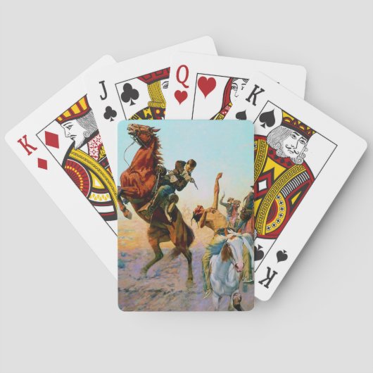Jeu De Cartes « Le combat pour l'eau » de Charles Schreyvogel (dos)