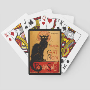 Jeu De Cartes Le Conversation Noir de Steinlen
