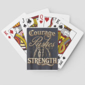 Jeu De Cartes Le Courage Pousse La Force (dos)
