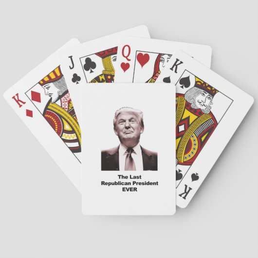 Jeu De Cartes Le Dernier président républicain (dos)