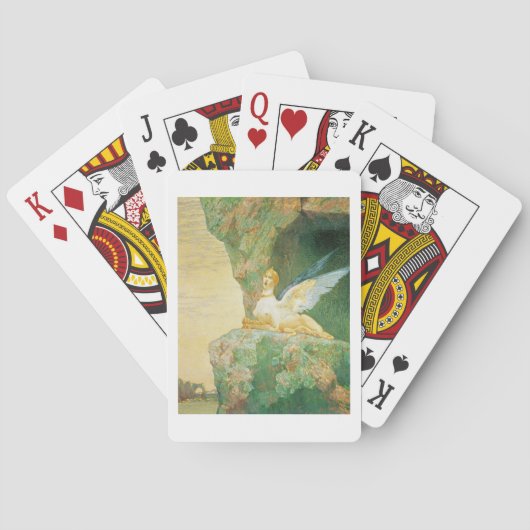 Jeu De Cartes Le désespoir du Sphinx, 1890 (dos)