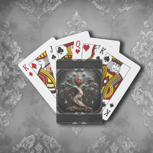Jeu De Cartes Le design de l'Arbre de Vie Art Déco.