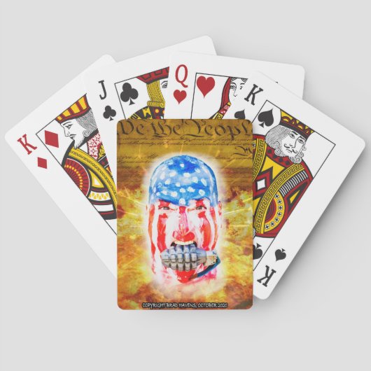 Jeu De Cartes Le design officiel de l'affiche des morts en Améri (dos)