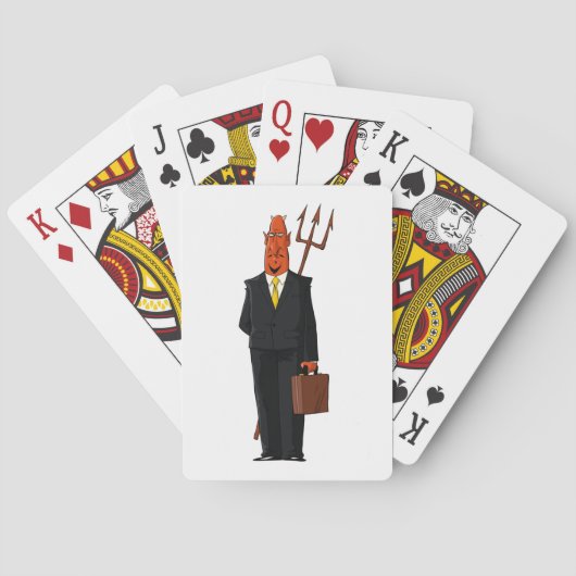 Jeu De Cartes Le Diable En Costume (dos)