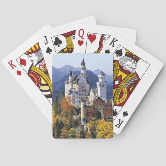 Jeu De Cartes Le fantaisiste Neuschwanstein est l'un des trois (dos)