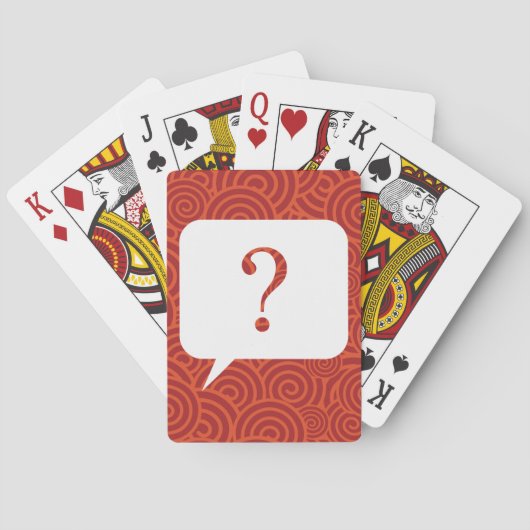 Jeu De Cartes Le FAQ interroge le graphique (dos)