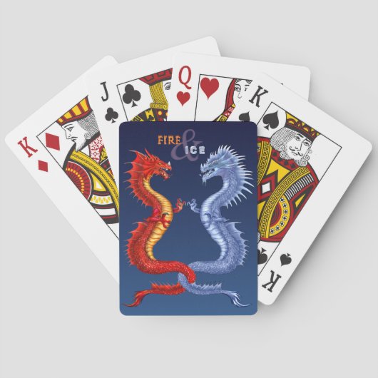 JEU DE CARTES LE FEU ET GLACE (dos)