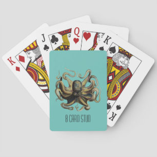 Jeu De Cartes Le goujon de 8 cartes personnalisent la couleur