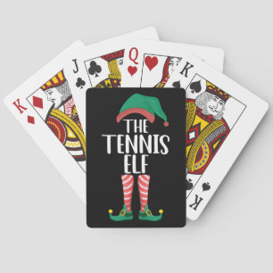 Jeu De Cartes Le groupe de Noël de la famille appariée de l'elfe