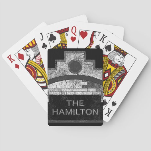 Jeu De Cartes le hamilton (dos)