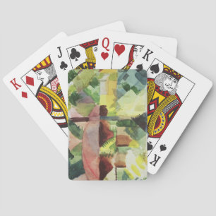 Jeu De Cartes Le Jardin, 1914 (aquarelle sur papier)