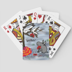 Jeu De Cartes le jeu d'âne vont des poissons