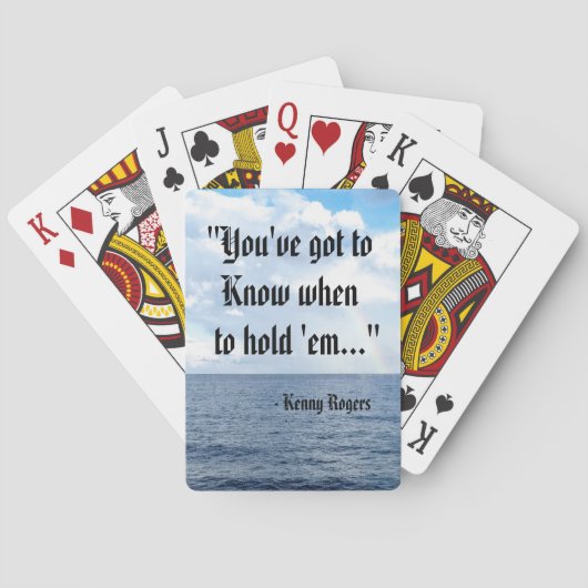 Jeu De Cartes "Le joueur" (dos)